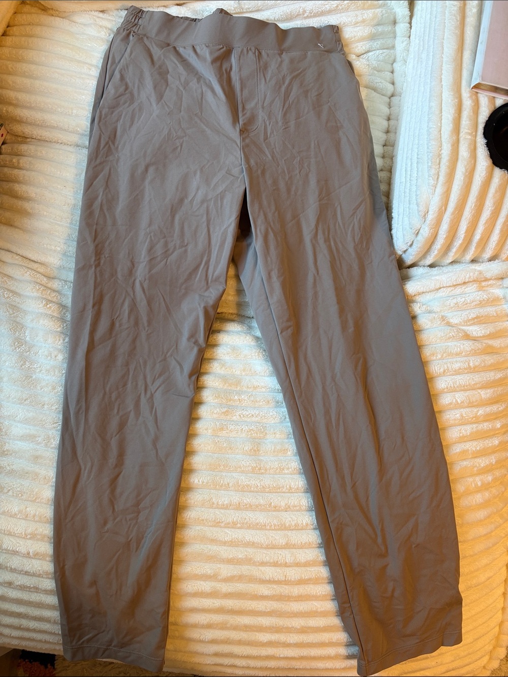 Men's Uniqlo Airism Pants - Taupe